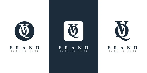 Μοντέρνο Και Απλό Λογότυπο Κατάλληλο Για Κάθε Επιχείρηση Αρχικά — Διανυσματικό Αρχείο