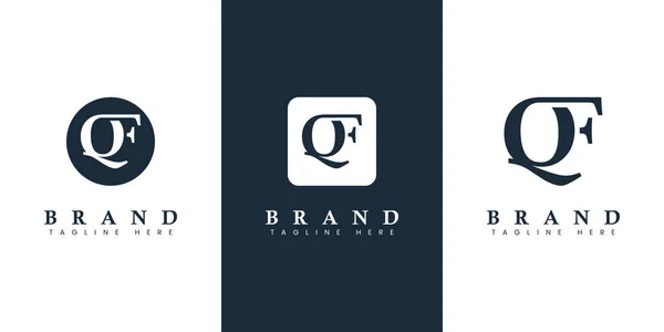 Logo Letra Moderno Simple Adecuado Para Cualquier Negocio Con Iniciales — Archivo Imágenes Vectoriales