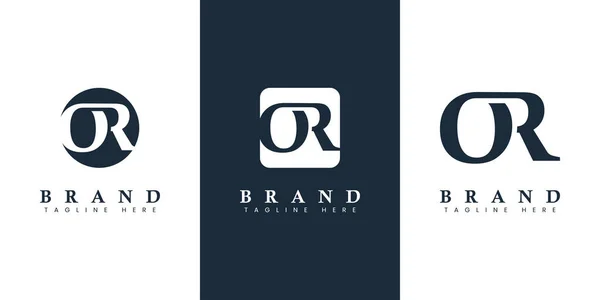 Carta Moderna Simples Logotipo Adequado Para Qualquer Negócio Com Iniciais — Vetor de Stock