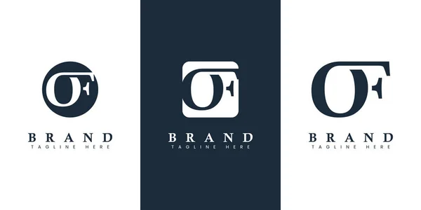 Modern Och Enkel Letter Logo Lämplig För Alla Företag Med — Stock vektor
