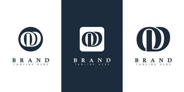 Modern Och Enkel Letter Logotyp Lämplig För Alla Företag Med — Stock vektor