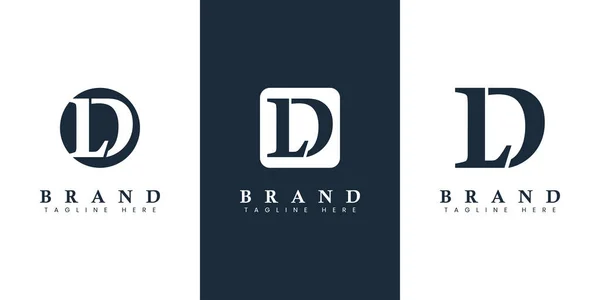 Сучасний Простий Буклет Logo Підходить Будь Якого Бізнесу Або Ініціали — стоковий вектор