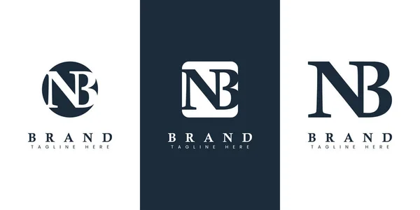 Logo Moderne Simple Lettre Adapté Toutes Les Entreprises Ayant Des — Image vectorielle