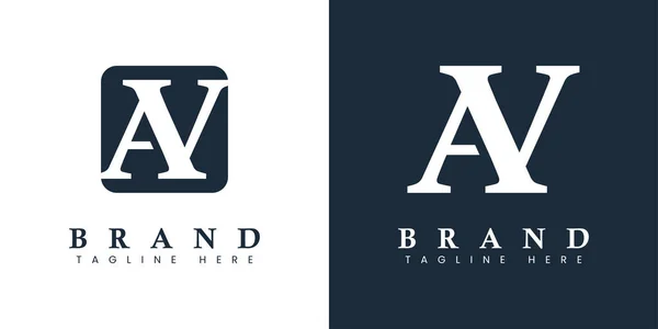 Logotipo Carta Moderna Simples Adequado Para Qualquer Negócio Com Iniciais —  Vetores de Stock