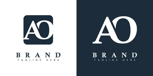 Logotipo Moderno Simples Carta Adequado Para Qualquer Negócio Com Iniciais —  Vetores de Stock
