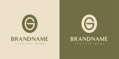 G harfi Oval Logo, G harfiyle başlayan her iş için uygundur..