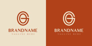 Go harfi ya da OG Oval Logo, OG ya da GO baş harfleriyle başlayan her iş için uygundur.