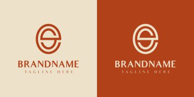 ES harfi veya SE Oval Logosu, ES veya SE baş harfleri olan her iş için uygundur.