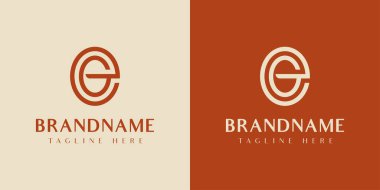 EG ya da GE Oval Logosu, GE ya da EG harfleriyle başlayan her iş için uygundur..