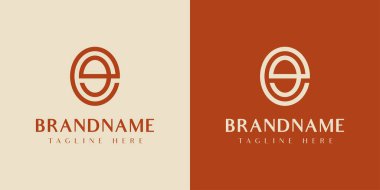 E9 harfi veya EG Oval logosu, E9 veya EG baş harfleri olan her iş için uygundur.