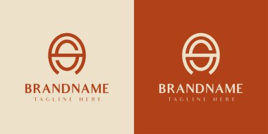 AS veya SA Oval Logosu, AS veya SA baş harfleri olan her iş için uygundur.