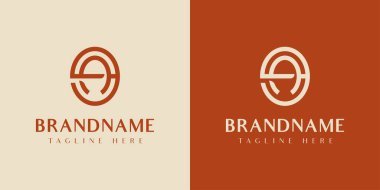 Harf 9A veya GA Oval Logo, 9A, A9, GA veya AG baş harfleri olan her iş için uygundur..