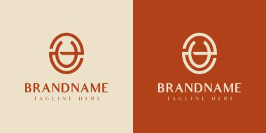 ZU ya da UZ Oval Logosu, Su ya da ABD baş harfleriyle başlayan her iş için uygundur..