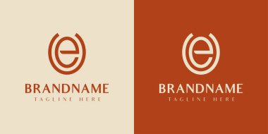 BAE veya AB Oval Logosu, BAE veya AB 'nin baş harfleriyle başlayan her iş için uygun.