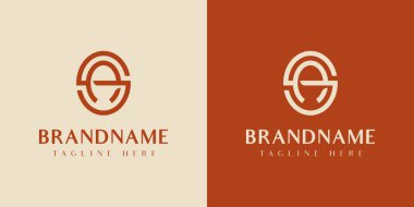 SA ya da AS Oval Logosu, AS veya SA baş harfleri olan her iş için uygundur..