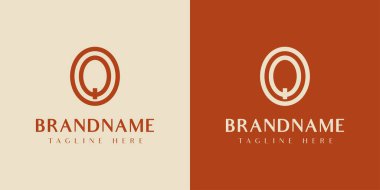OQ ya da QO Oval Logosu, QH ya da HQ harfleriyle başlayan her iş için uygundur..