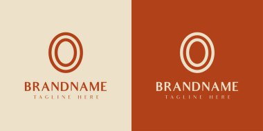 OO ya da O Oval Logo harfi, OO veya O harfleriyle başlayan her iş için uygundur..