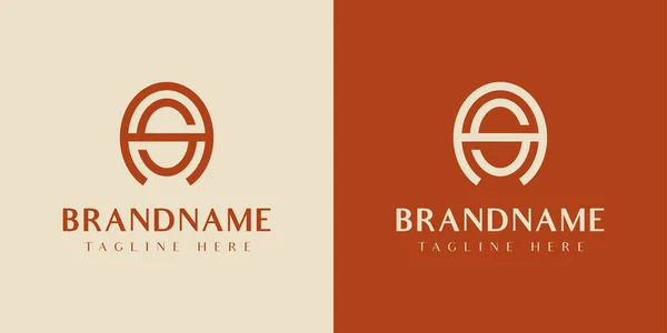 Буква Овальный Логотип Подходит Любого Бизнеса Инициалами — стоковый вектор