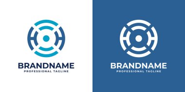 HH Global Teknoloji Mektup Monogram Logosu H veya HH harfleriyle başlayan her iş için uygundur..