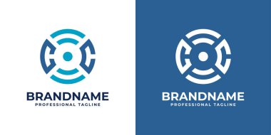 Harf CC Global Technology Monogram Logosu, C veya CC harfleriyle başlayan her iş için uygundur.