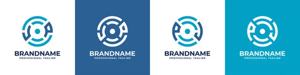 Letter JP or PJ Global Technology Monogram Logo, suitable for any business with JP or PJ initials.