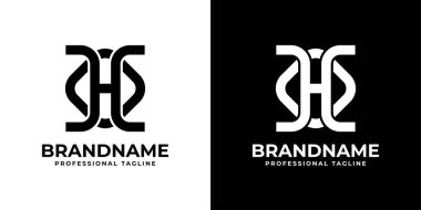 Simple OH or HO Monogram Logo, suitable for any business with OH or HO initial.