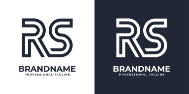 Simple RS Monogram Logo, suitable for any business with RS or SR initial.