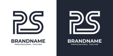 Simple PS Monogram Logo, suitable for any business with PS or SP initial.