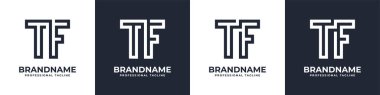 Simple TF Monogram Logo, suitable for any business with TF or FT initial.