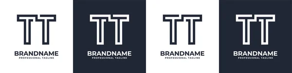 Simple TT Monogram Logo, suitable for any business with T or TT initial.