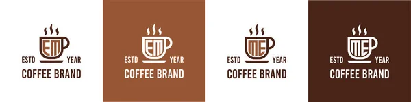 Буква Кофе Логотип Подходит Любого Бизнеса Связанного Кофе Чай Другой — стоковый вектор
