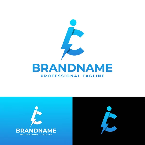 Letter Power Logo Geschikt Voor Elk Bedrijf Met Initialen — Stockvector