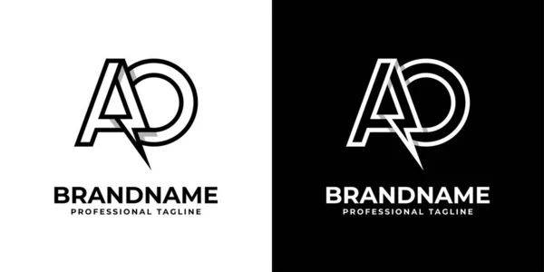 AO Thunderbolt Logosu, AO ya da OA harfleriyle başlayan her iş için uygun..