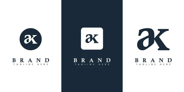 Logotipo Letra Lowercase Moderno Simples Adequado Para Qualquer Negócio Com — Vetor de Stock