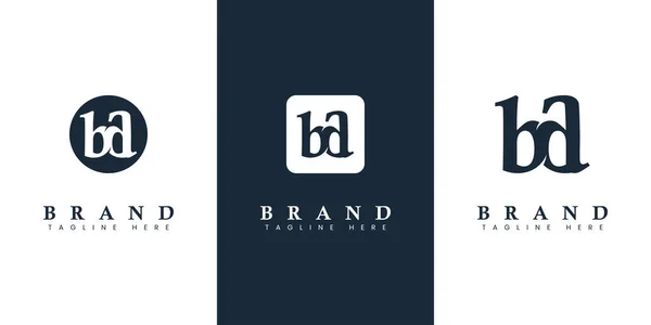 Modern Basit Harf Logosu Harfli Her Için Uygundur — Stok Vektör