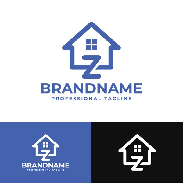 Letter Home Logo Vhodné Pro Jakékoliv Podnikání Související Domem Nemovitostí — Stockový vektor