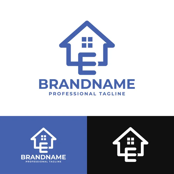 List Home Logo Nadaje Się Każdej Działalności Gospodarczej Związanej Domem — Wektor stockowy