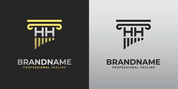 Initial HA logo design with Shield style, Logo business branding