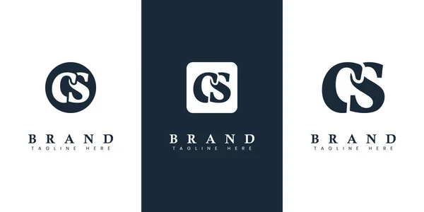 Logotipo Moderno Simple Letra Minúscula Conveniente Para Cualquier Negocio Con — Archivo Imágenes Vectoriales