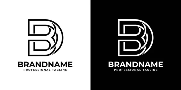 Buchstabe Oder Monogramm Logo Geeignet Für Jedes Geschäft Mit Oder — Stockvektor