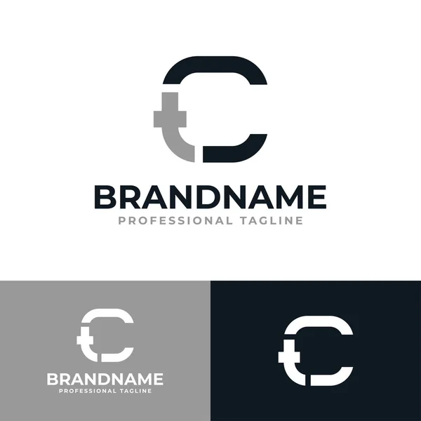 Letter Або Monogram Logo Підходить Будь Якого Бізнесу Або Ініціалами — стоковий вектор