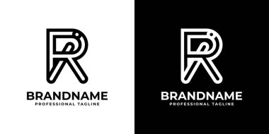 RI harfi ya da IR Monogram logosu, RI ya da IR harfleriyle başlayan her iş için uygundur..