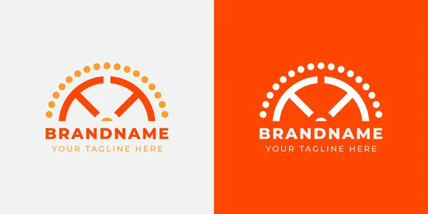 List Sunrise Logo Set Nadaje Się Dla Każdej Firmy Inicjałami — Wektor stockowy