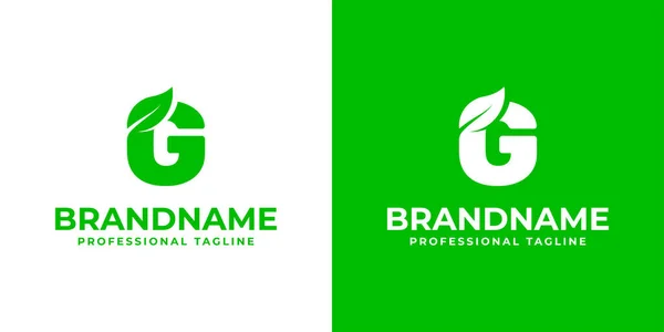G harfi Yaprak Logosu, yaprak, doğa, bitki, ekoloji veya G harfli çevre ile ilişkili işler için uygundur..
