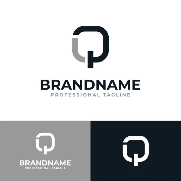 Letter Oder Monogram Logo Geeignet Für Jedes Unternehmen Mit Oder — Stockvektor