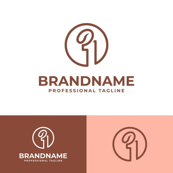 Logo Café Numéro Adapté Pour Les Entreprises Liées Café — Image vectorielle