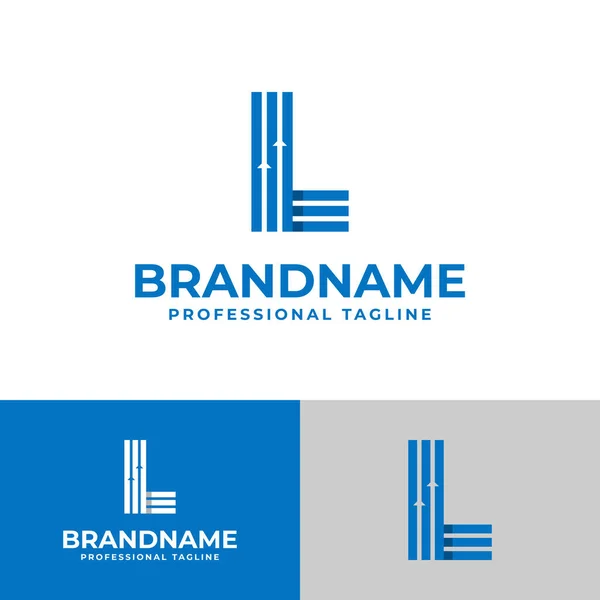 Huruf Keuangan Logo Cocok Untuk Bisnis Yang Berkaitan Dengan Keuangan - Stok Vektor