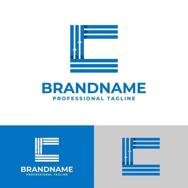 Letra Logotipo Finanzas Adecuado Para Negocios Relacionados Con Finanzas Con — Vector de stock