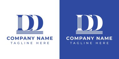 DD Sütun logosu, DD ile ilgili her iş için uygun..