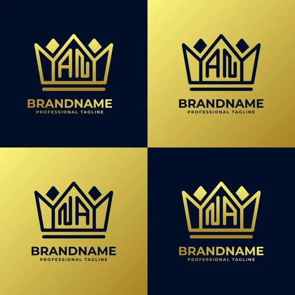 AN ve NA Ana Kral Logosu, AN veya NA baş harfleri ile iş yapmak için uygun.